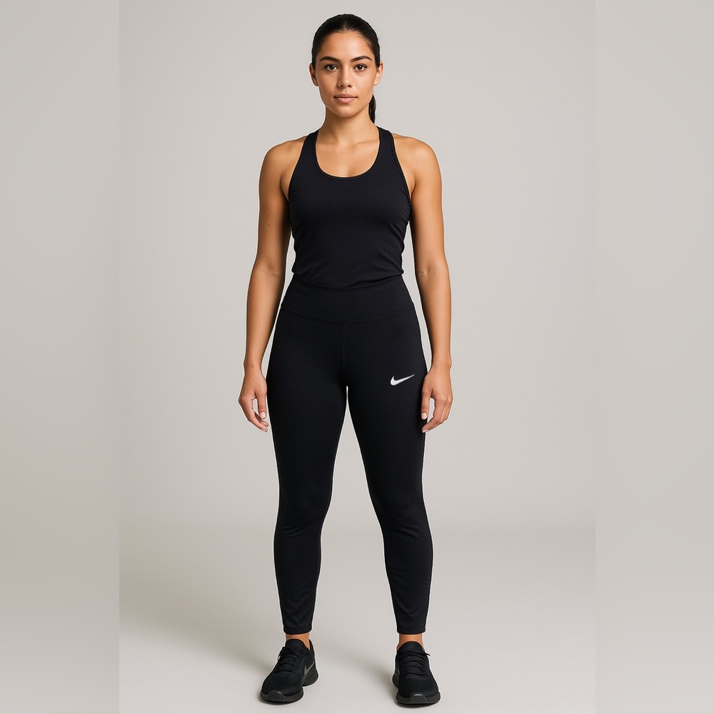 Nike Dri-FIT Black Running Leggings Women’s Small
